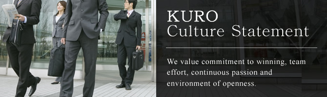 KURO Culture statement